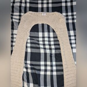 Cropped sweater shrug